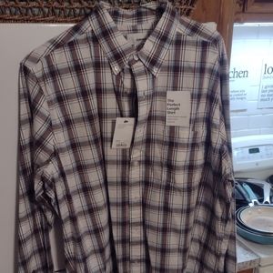 Plad Sonoma LT button down casual shirt